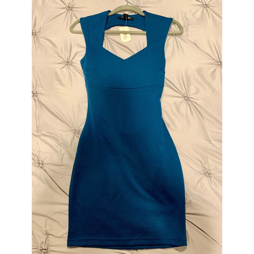 Forever 21 Mini Dress Color Teal Size Small